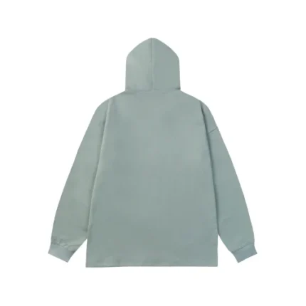 Essentials Cotton-Blend Jersey Bean Green Bluza