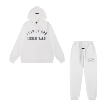 Fear of God Essentials White Tracksuit